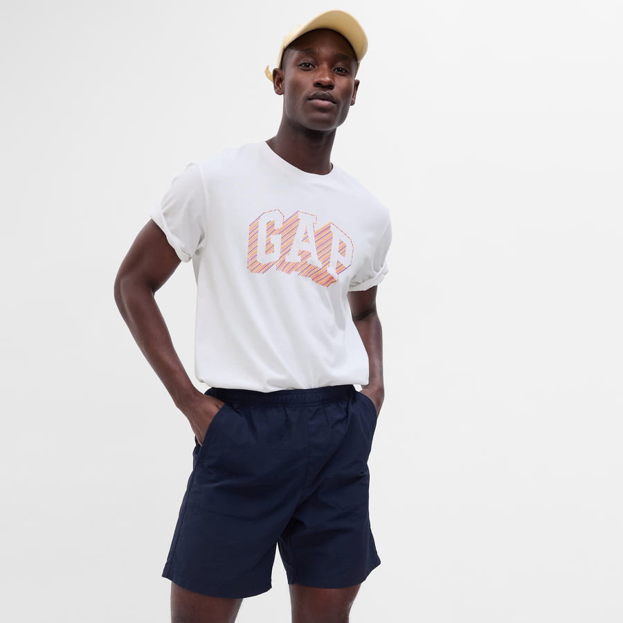 T-paita GAP Arch Tee Valkoinen | 664011-02, 0