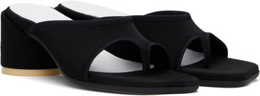Vaatteet Maison Margiela MM6 Maison Margiela Scuba Lycra Heeled Sandals Musta | S66WP0086 P5561, 3