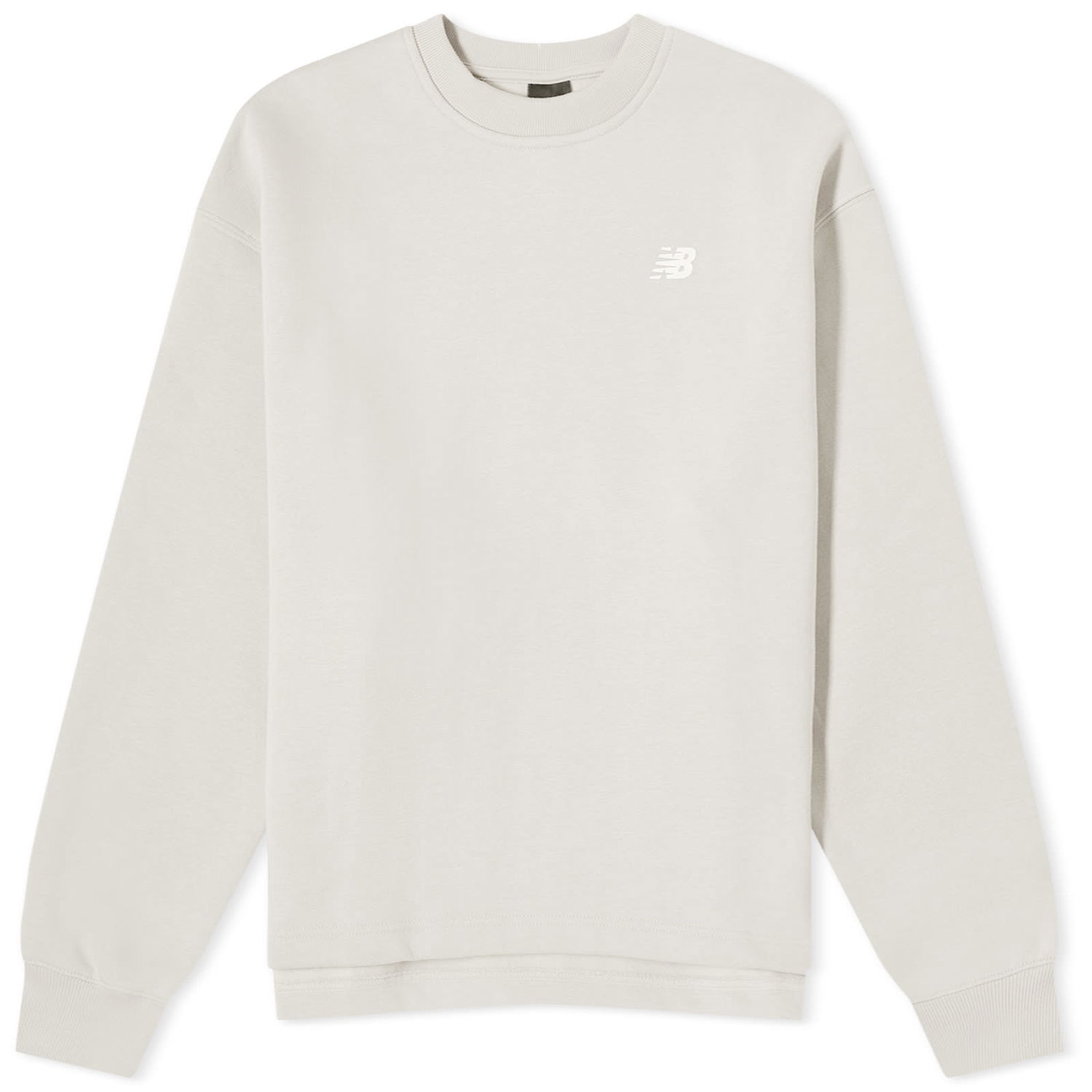 Huppari New Balance Linear Heritage Brushed Back Fleece Crewneck Moonrock Harmaa | WT33532-MNK, 0
