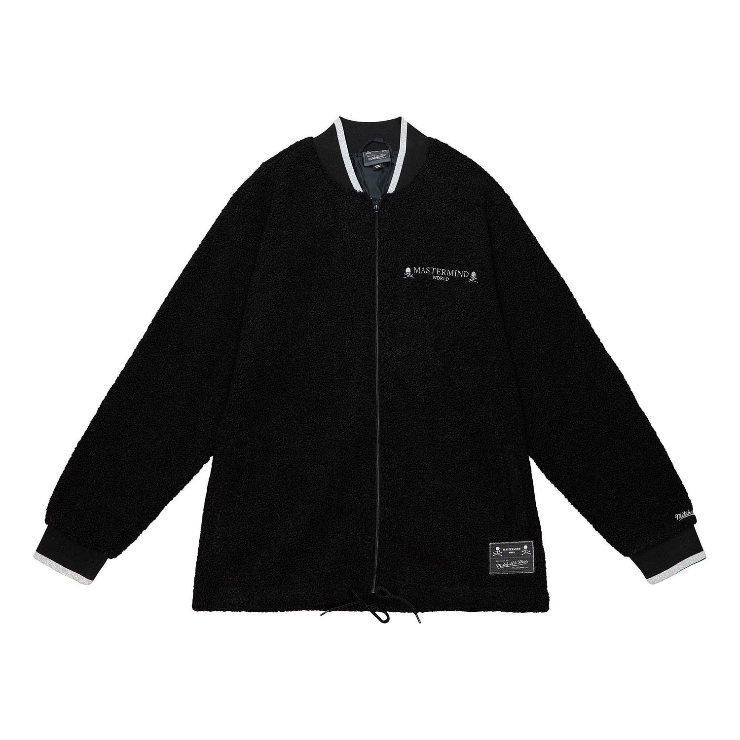 Bomber-takki Mitchell & Ness Mitchell & Ness x Mastermind Sherpa Jacket Musta | OJBF5238-CLBYYPPPBLCK, 0