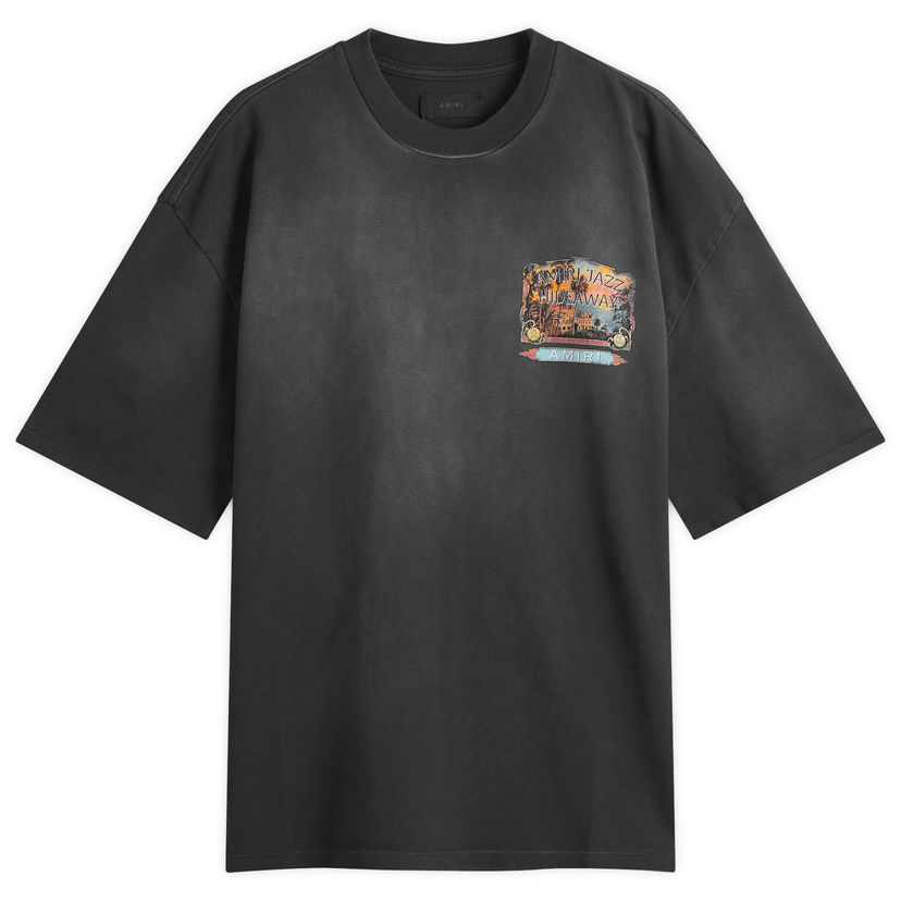 T-paita AMIRI AMIRI Jazz Hideaway Graphic Tee, Size Large Musta | AMJYTE1165-001