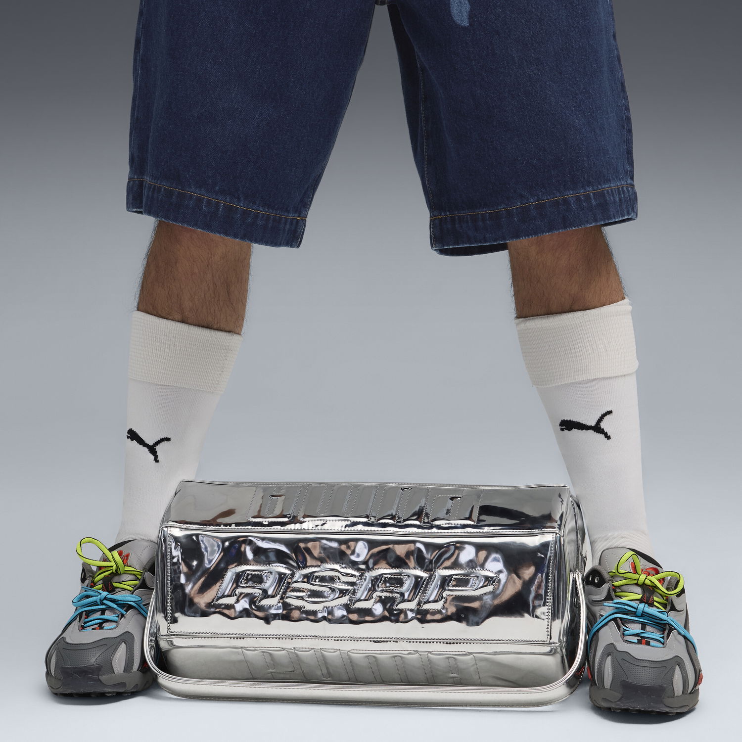 Matkalaukku Puma A$AP ROCKY Toolbox Bag Metallinen | 092259_01, 1