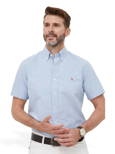 Paita Polo by Ralph Lauren Button-Down Shirt Sininen | 710850782