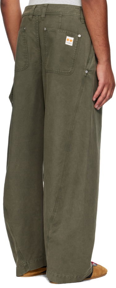 Housut JW Anderson Twisted Seam Trousers Vihreä | TR0423-PG1600, 2