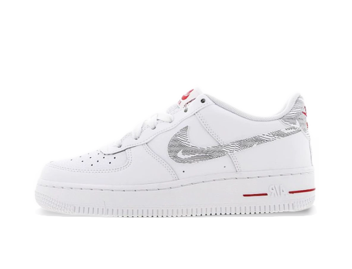 Tennarit ja kengät Nike Air Force 1 Low Topography Swoosh GS Valkoinen | DJ4625-100