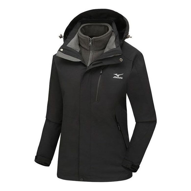 Parka Mizuno Windbreaker Jacket Musta | A2CE2640