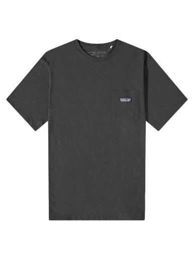 T-paita Patagonia Regenerative Cotton Pocket Tee Musta | 53255-INBK