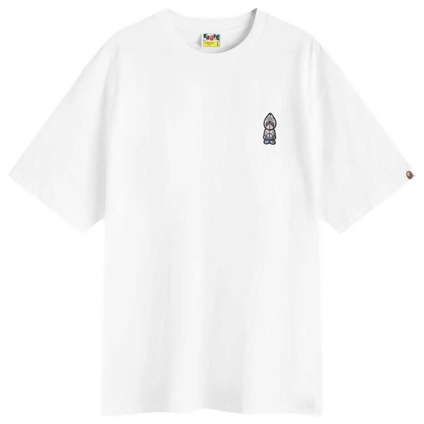 T-paita BAPE A Bathing Ape One Point Shark Sejin T-Shirt Valkoinen | 001TEK301304M-WHT