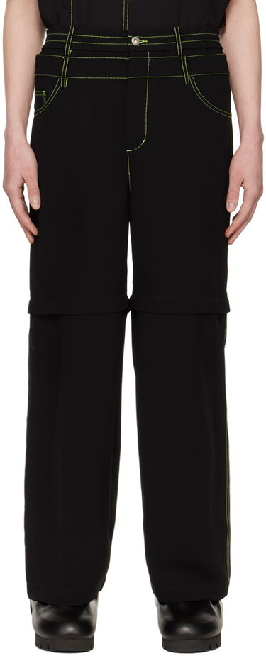 Housut Feng Chen Wang Feng Chen Wang Convertible Trousers Musta | FMS15TR23, 0