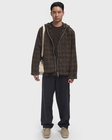 Huppari OUR LEGACY Our Legacy Mohair Zip Hoodie Ruskea | M4256FD, 2