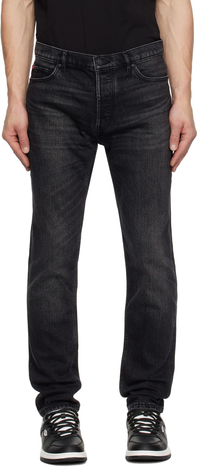Jeans BOSS Hugo Tapered Jeans Musta | 50530632