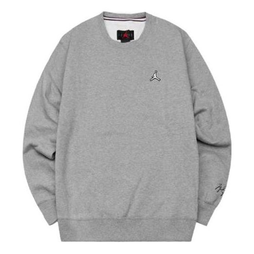 Villapaita Jordan Jordan Embroidered Fleece Pullover Harmaa | DN7957-091