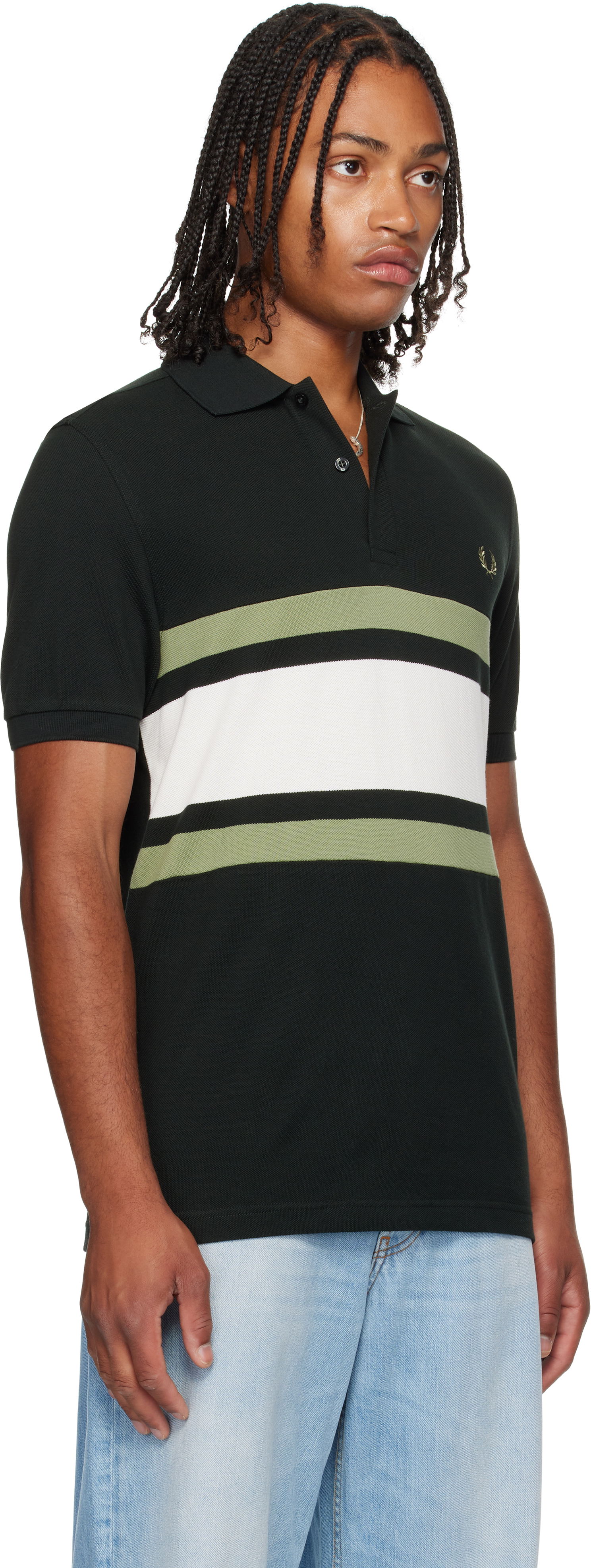 Poolopaita Fred Perry Fred Perry Panelled Polo Musta | M9903, 1