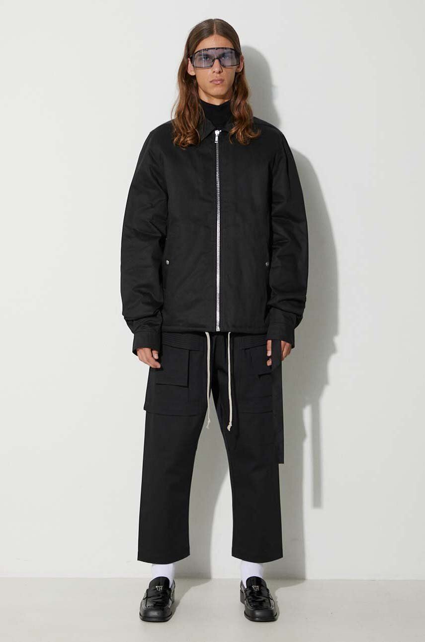 Takki Rick Owens Cotton Jacket Musta | DU02C5783.TW, 1