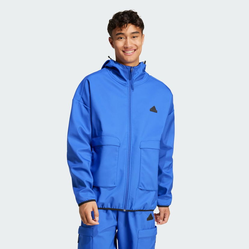Huppari adidas Performance City Escape Premium Full-Zip Hoodie Sininen | IY1489