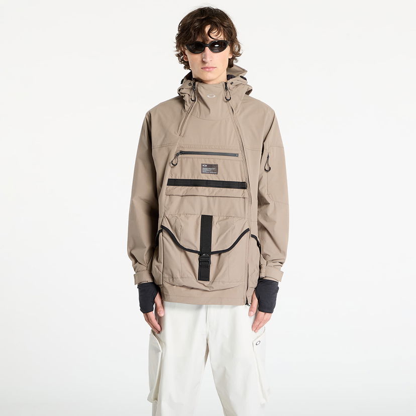 Takki OAKLEY Oakley FGL Stroke Anorak Jacket Beige | FOA408118-881