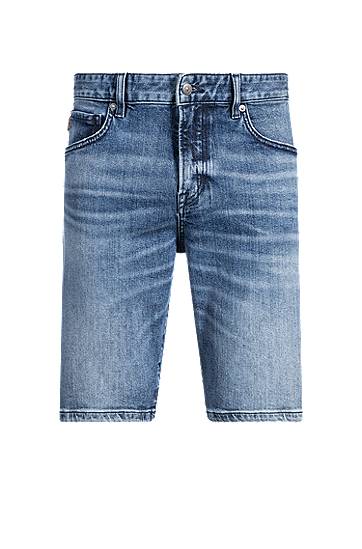 Shortsit BOSS Comfort-Stretch Denim Shorts Sininen | 50537787
