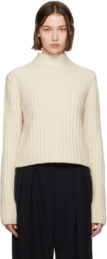 Villapaita TOTEME TOTEME Chunky Rib Knit Sweater Beige | 244-WRT0375-YA0004, 0