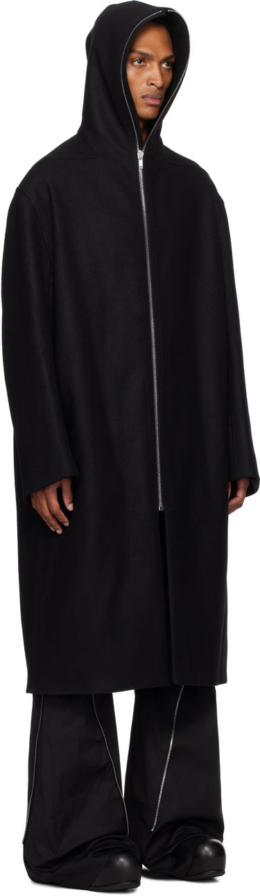 Takit Rick Owens Rick Owens Concordians Mac Coat Musta | RU02E1979 WSF, 1