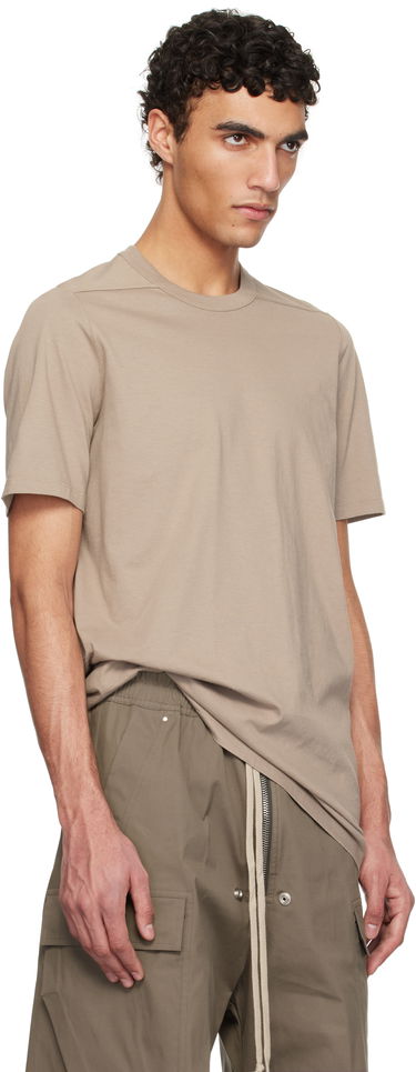 T-paita Rick Owens Rick Owens Short Level T-Shirt Valkoinen | RU01E5264 JA, 4