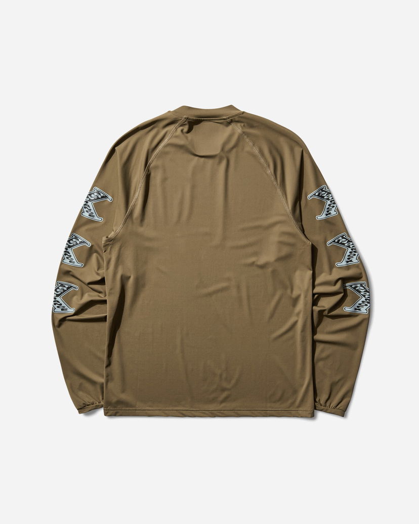 T-paita Rayon Vert Edge Xformance Long Sleeve T-Shirt Ruskea | S5RVLS02 BROWN