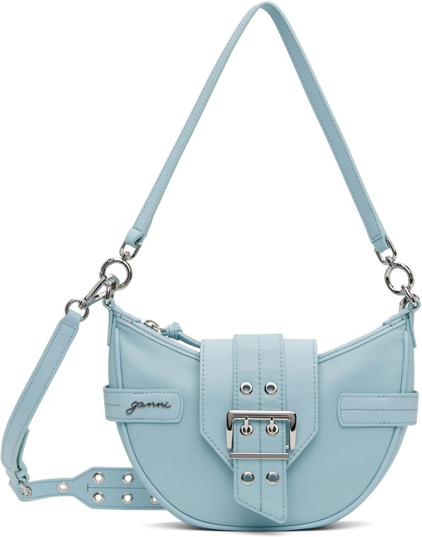 Olkalaukku GANNI GANNI Bucky Small Crossbody Bag Sininen | A6463