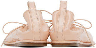 Vaatteet Simone Rocha Simone Rocha Heart Toe Ballerina Flats Vaaleanpunainen | RMP15 0782, 1