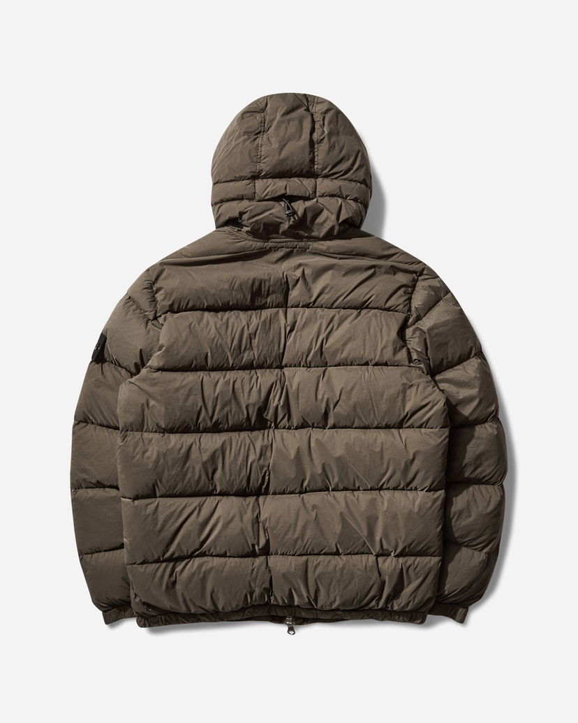 Puffer takki Stone Island Tunnel Nylon Down-TC Hooded Jacket Vihreä | K2S15-4100040-S0028 V0054