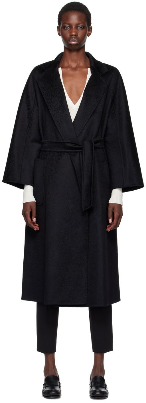 Takit Max Mara Ludmilla Icon Wrap Coat Musta | 2421016051