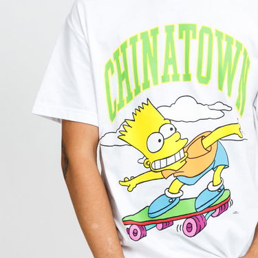 T-paita MARKET The Simpsons Cowabunga Arc Tee Valkoinen | CTM1990345 / 1201, 1