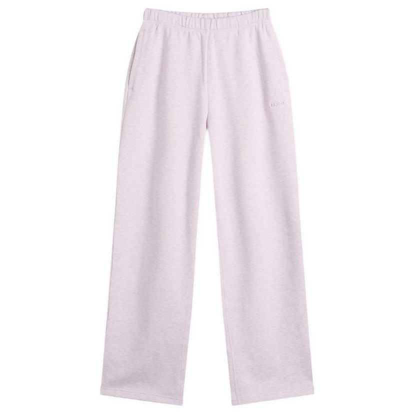 Verryttelyhousut SKIMS Cotton Fleece Straight Leg Pant, Size Large Violetti | ST-PNT-8385W-PRH