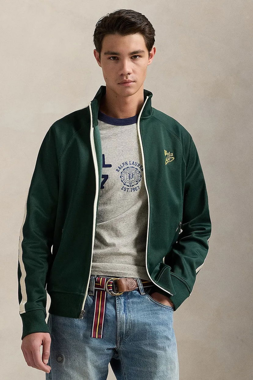 Takki Polo by Ralph Lauren Polo Ralph Lauren Lstrackjktm1 Full Zip Track Jacket Vihreä | 710971833