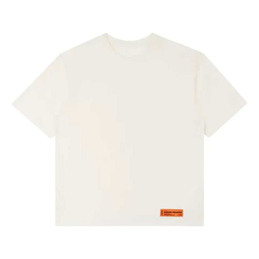 T-paita HERON PRESTON Regular Logo T-Shirt Valkoinen | HMAA025C99JER0010100