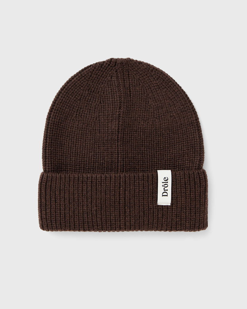 Pipo Drôle de Monsieur Men's Beanie Ruskea | E-BN100-WO007-BN