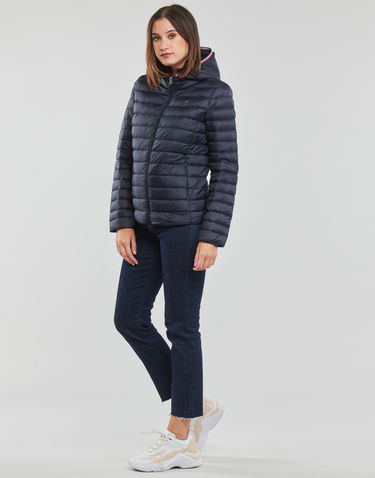 Puffer takki Tommy Hilfiger CHEVRON SORONA TEDDY LINED MAXI PUFFER JACKET Tummansininen | WW0WW34299-DW5-NOOS, 2