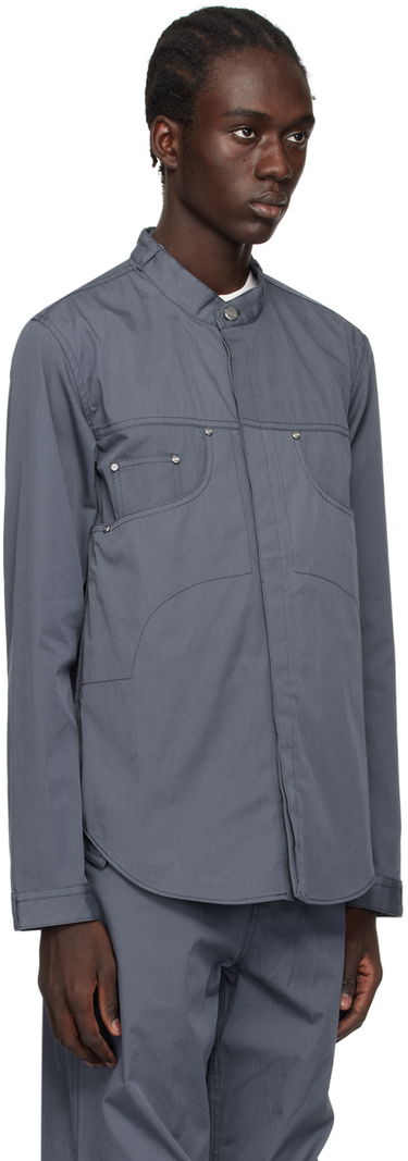 Paita Dion Lee Rivet Denim Jacket Musta | C5040PS24, 4