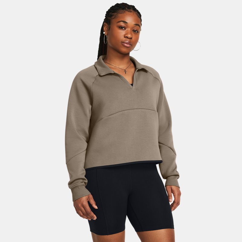 Huppari Under Armour Sweatshirt Beige | 1382746-200