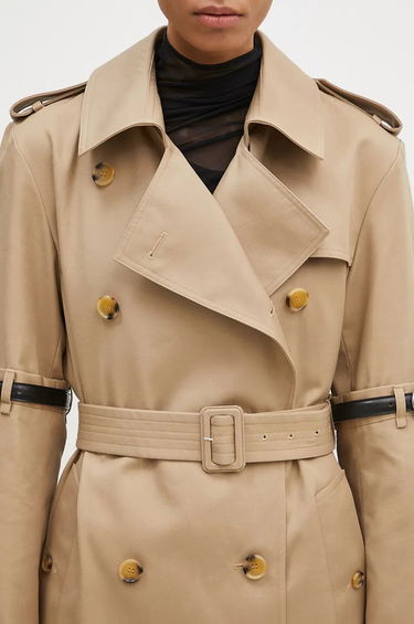 Trenssitakki Coperni Hybrid Trench Coat Beige | COPM21836, 3