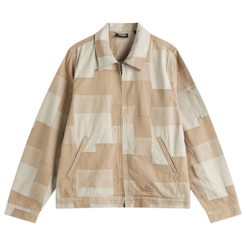 Takki Dickies Jacquard Eisenhower Jacket, Size Large Beige | DK0A4Z750DS1-202