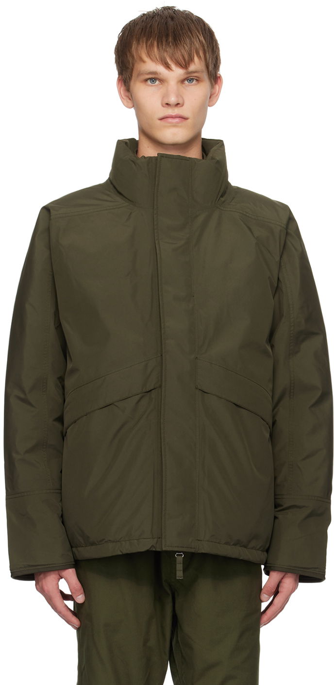 Puffer takki NANAMICA Short Down Jacket Vihreä | SUAF354U