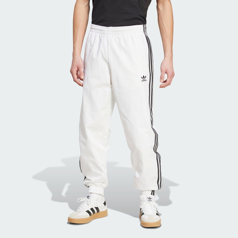 Verryttelyhousut adidas Performance Adicolor Woven Firebird Track Pants Valkoinen | JY1334