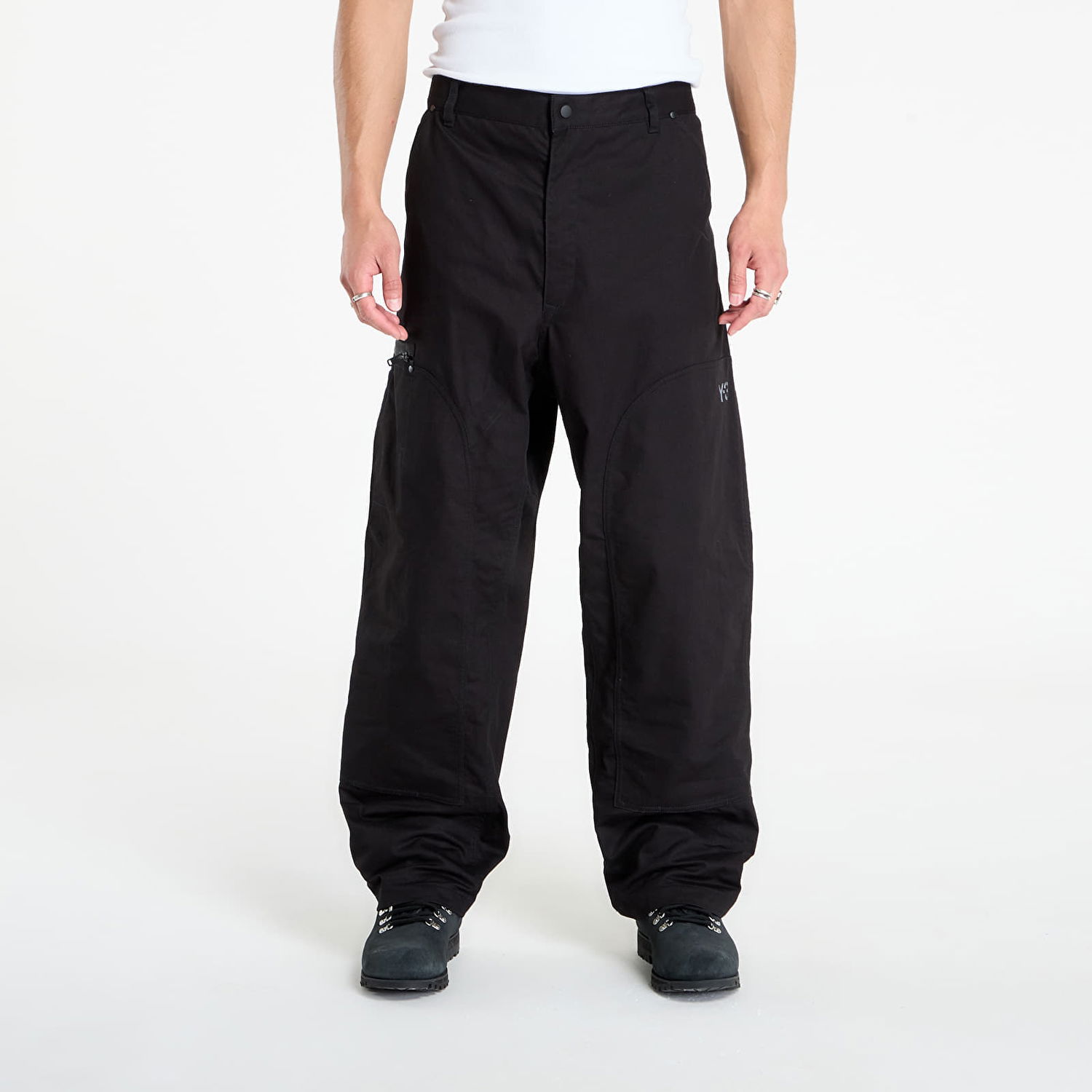 Housut Y-3 Y-3 Twill Pants Musta | JW4622, 0