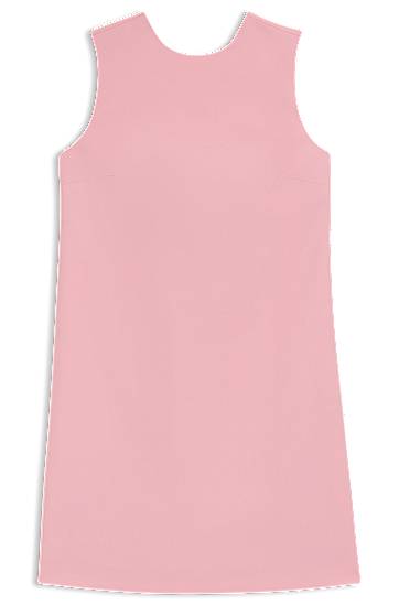 Mekko BOSS Sleeveless Shift Dress with Bow Detail Vaaleanpunainen | 50553125