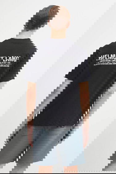 T-paita Helmut Lang Helmut Lang Logo Print T-Shirt Musta | P04HM507, 2