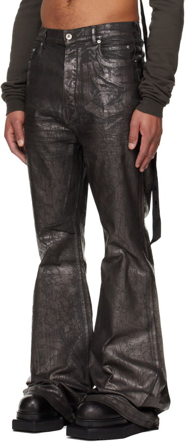 Jeans Rick Owens Rick Owens DRKSHDW Concordians Bolan Bootcut Jeans Metallinen | DU02E7365 SBZMC, 3