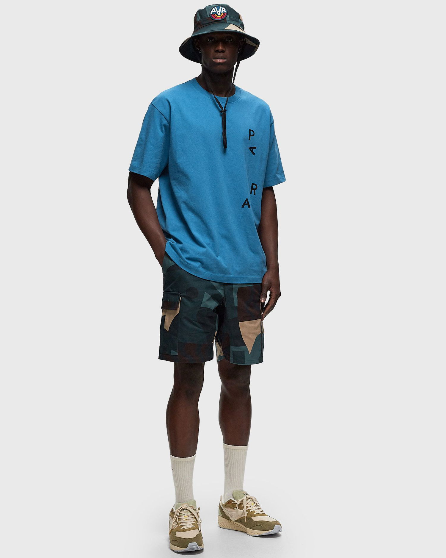 Shortsit By Parra Parra Distorted Camo Shorts, Size Large Vihreä | 51242, 1