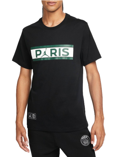 T-paita Jordan Paris Saint-Germain Wordmark Musta | db6510-010