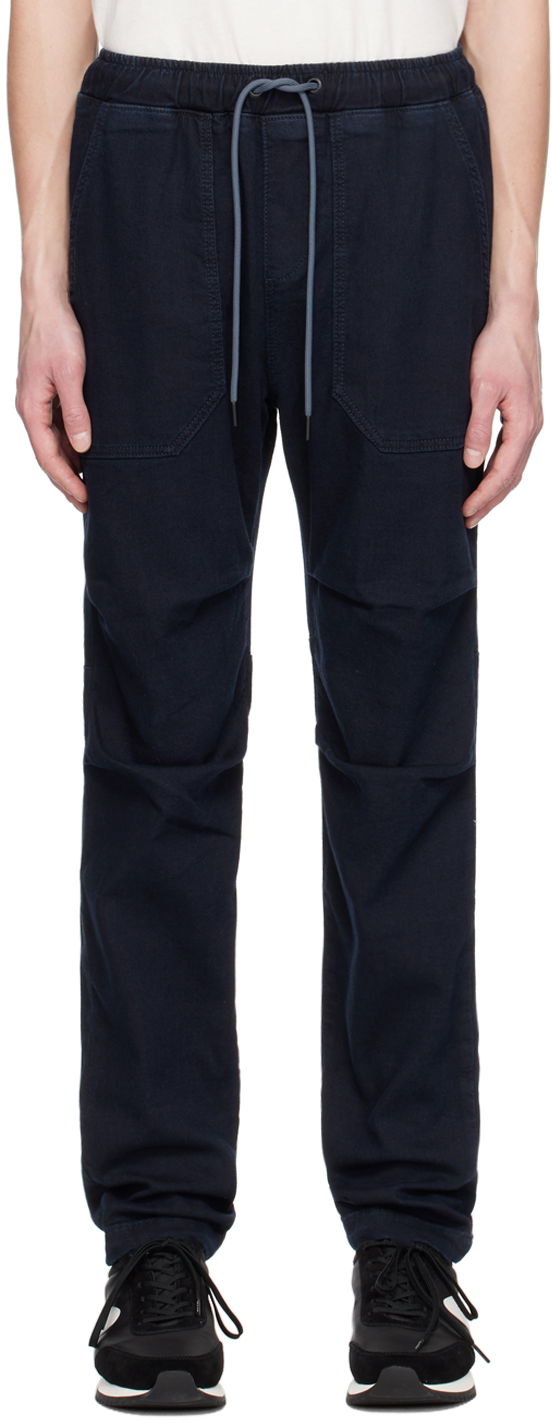 Cargo housut rag & bone Oscar Lounge Pants Tummansininen | MED22H1733JBNA