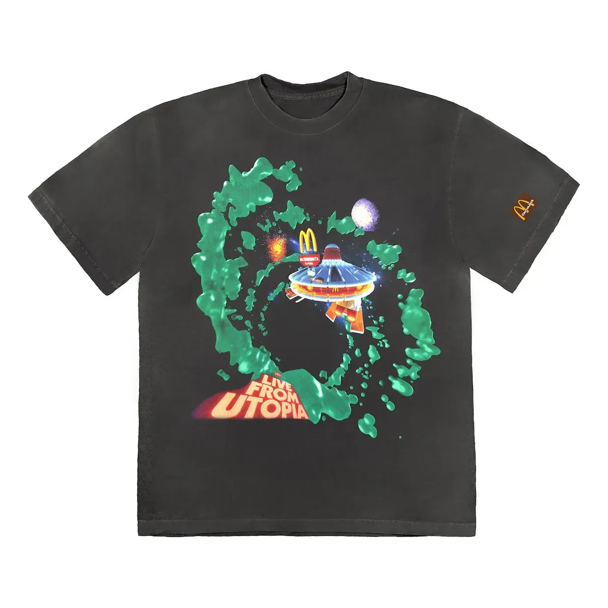 T-paita Cactus Jack by Travis Scott Travis Scott Utopia T-Shirt Musta | CJMD-SS117, 0