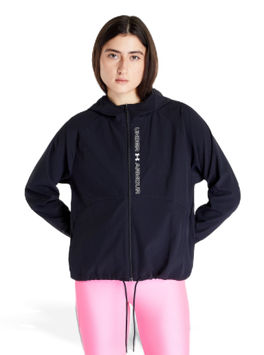 Tuulitakki Under Armour Woven FZ Musta | 1369889-002
